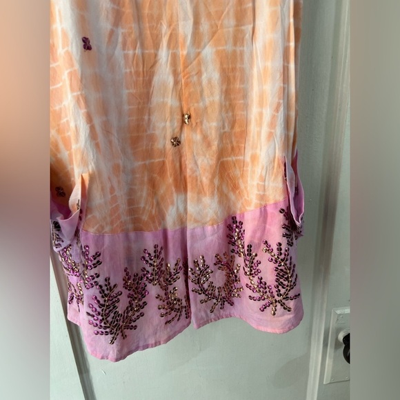 Juliet Dunn Sequin Mini Dress Beach OS - Picture 6 of 9